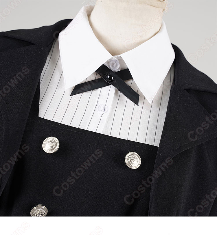 ロックは淑女の嗜みでして 白矢環 シロ コスプレ衣装-6