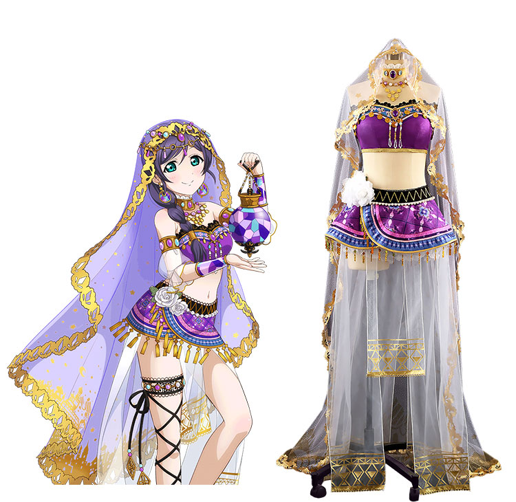 ラブライブ！ スクールアイドルフェスティバル 踊り子編 踊り子の占い師 東條希 コスプレ衣装-1