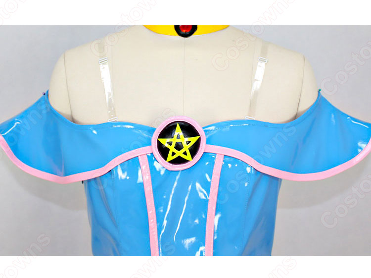 遊☆戯☆王オフィシャルカードゲーム ブラック・マジシャン・ガール コスプレ衣装-6