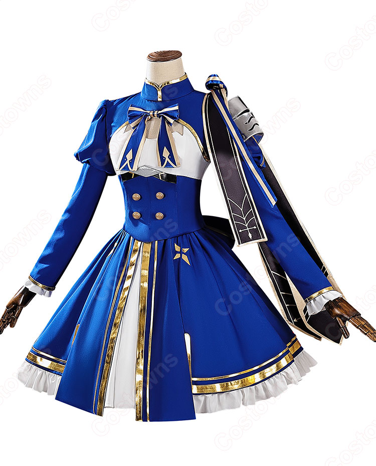 崩壊：スターレイル × Fate/stay night セイバー 壊滅・風 コスプレ衣装-3