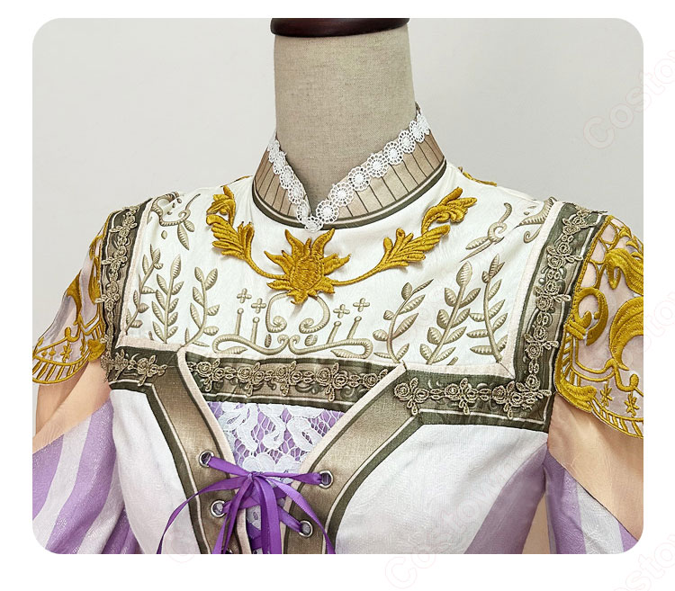 ディズニー ツイステッドワンダーランド リドル・ローズハート リドル寮長 夜空のシフォン コスプレ衣装-4