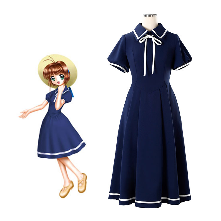 【送料無料/新品】 カードキャプターさくら 木之本桜 コスプレ衣装 私服 お出かけ着 コスプレ衣装