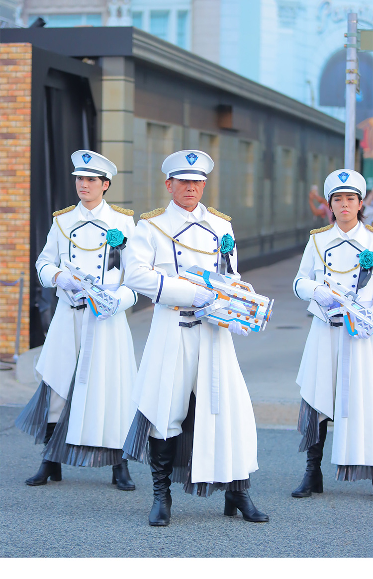 ハロウィーンホラーナイト2024 ブルーローズ隊 制服 コスプレ