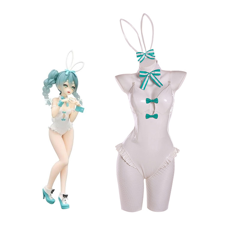 Amazon.co.jp: ボーカロイド 初音ミク White Bunny バニーガール