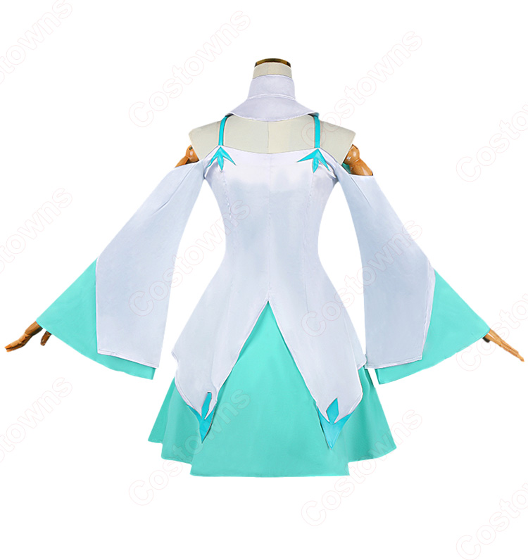 Re:ゼロから始める異世界生活 禁書と謎の精霊 エミリア コスプレ衣装-4