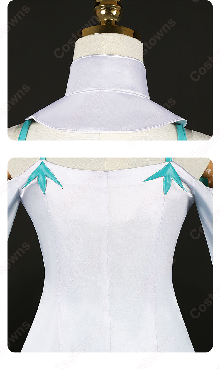 Re:ゼロから始める異世界生活 禁書と謎の精霊 エミリア コスプレ衣装-9