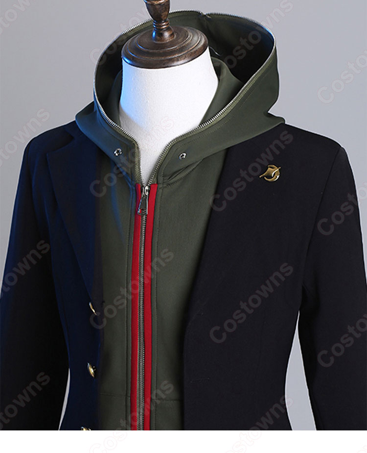 ダンガンロンパ 希望の学園と絶望の高校生 苗木誠 コスプレ衣装-7