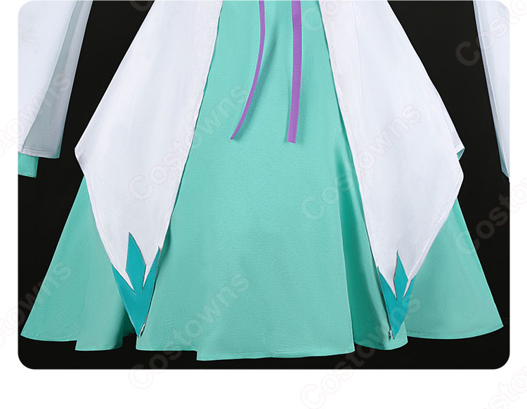 Re:ゼロから始める異世界生活 禁書と謎の精霊 エミリア コスプレ衣装-7