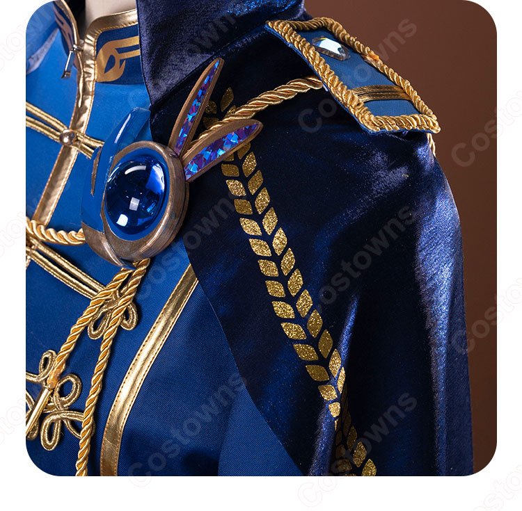 あんさんぶるスターズ！！ 真白友也 七種茨 神崎颯馬 ブリリアンスプリンス衣装 コスプレ衣装-7