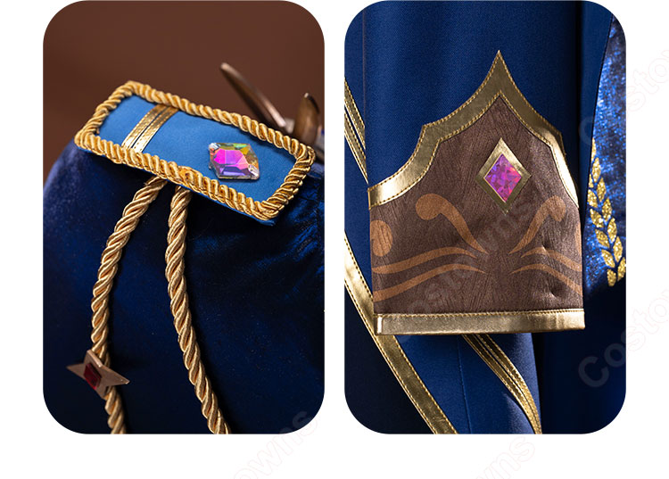 あんさんぶるスターズ！！ 真白友也 七種茨 神崎颯馬 ブリリアンスプリンス衣装 コスプレ衣装-11