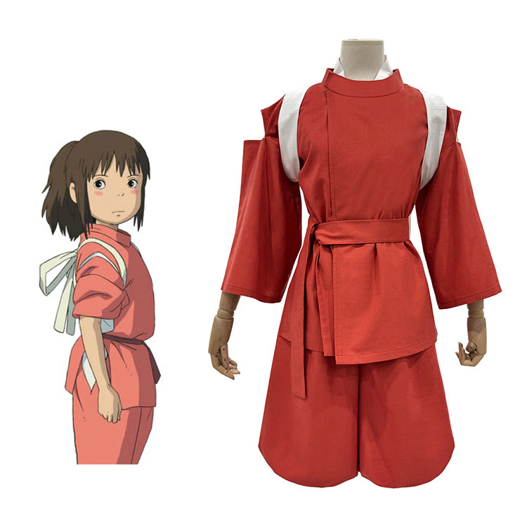 千と千尋の神隠し 荻野千尋 コスプレ衣装-1