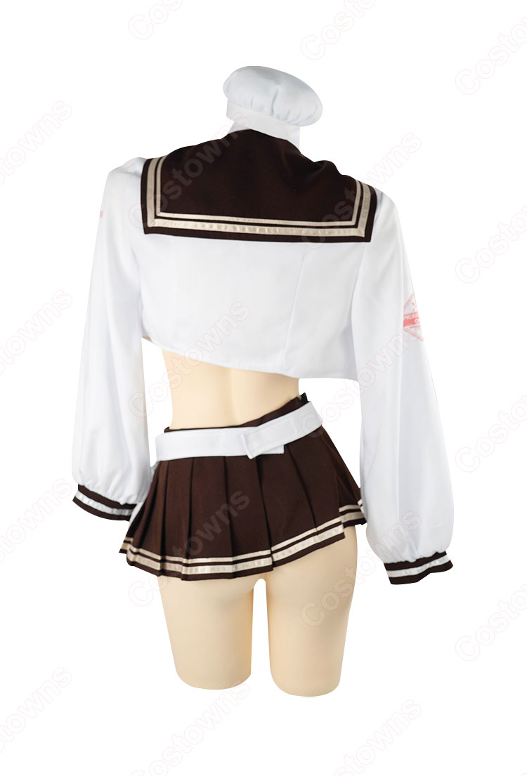 勝利の女神:NIKKE ブレッディ コスプレ衣装 セーラー服風 調理服