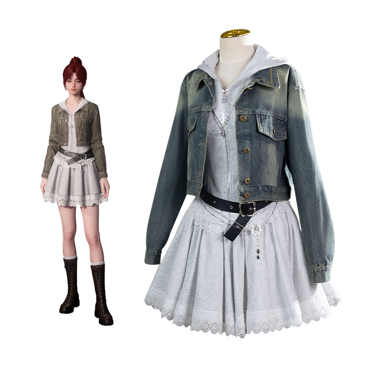 恋と深空 主人公 プレイヤー 緑の紡ぐ歌 コスプレ衣装-1