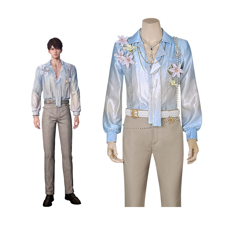 恋と深空 満開の祝福 マヒル 花を伴に コスプレ衣装-1