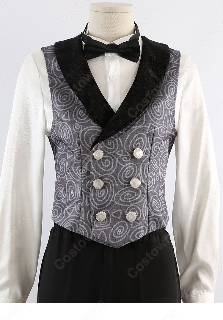 ディズニー ツイステッドワンダーランド イデア・シュラウド ハロウィン2024 ナイトメアースーツ コスプレ衣装-11