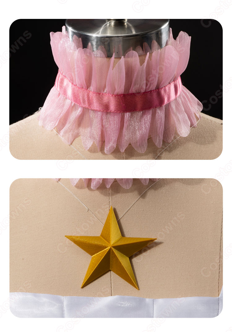 カードキャプターさくら 木之本桜 オープニングコスチューム姿 コスプレ衣装-5