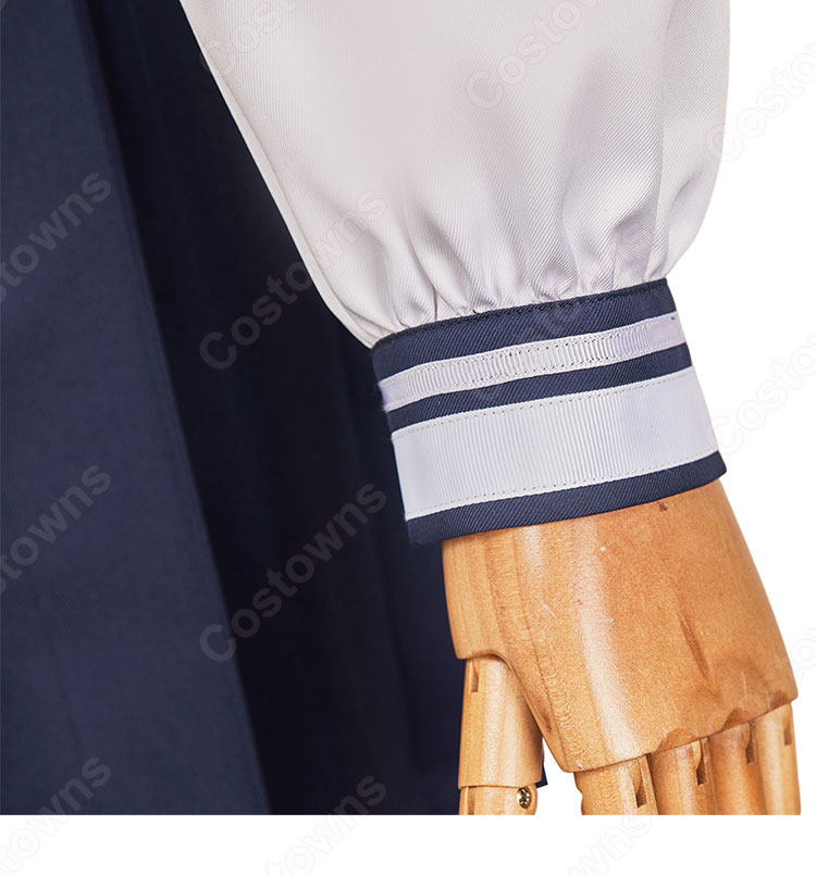 ファイナルファンタジーVII エバークライシス ティファ・ロックハート エバクラ学園セブン 七高セーラー服 コスプレ衣装-8