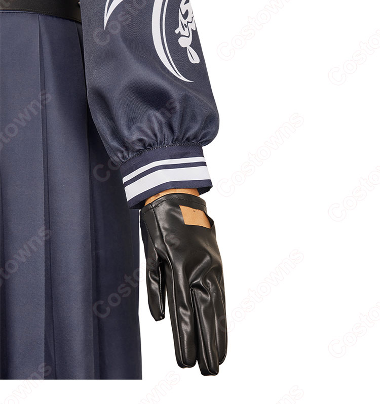 ファイナルファンタジーVII エバークライシス エアリス・ゲインズブール エバクラ学園セブン 七高総長服 コスプレ衣装-9