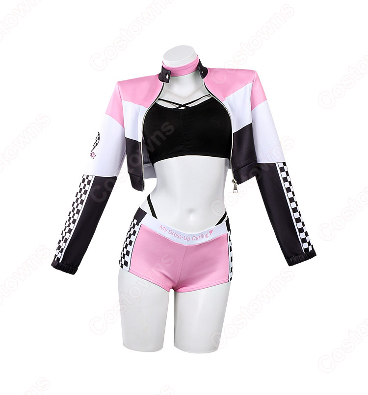 その着せ替え人形は恋をする 喜多川海夢 レースクイーン コスプレ衣装-2