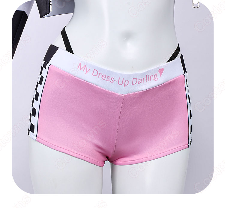 その着せ替え人形は恋をする 喜多川海夢 レースクイーン コスプレ衣装-8