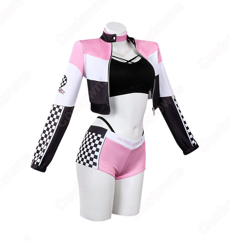 その着せ替え人形は恋をする 喜多川海夢 レースクイーン コスプレ衣装-3