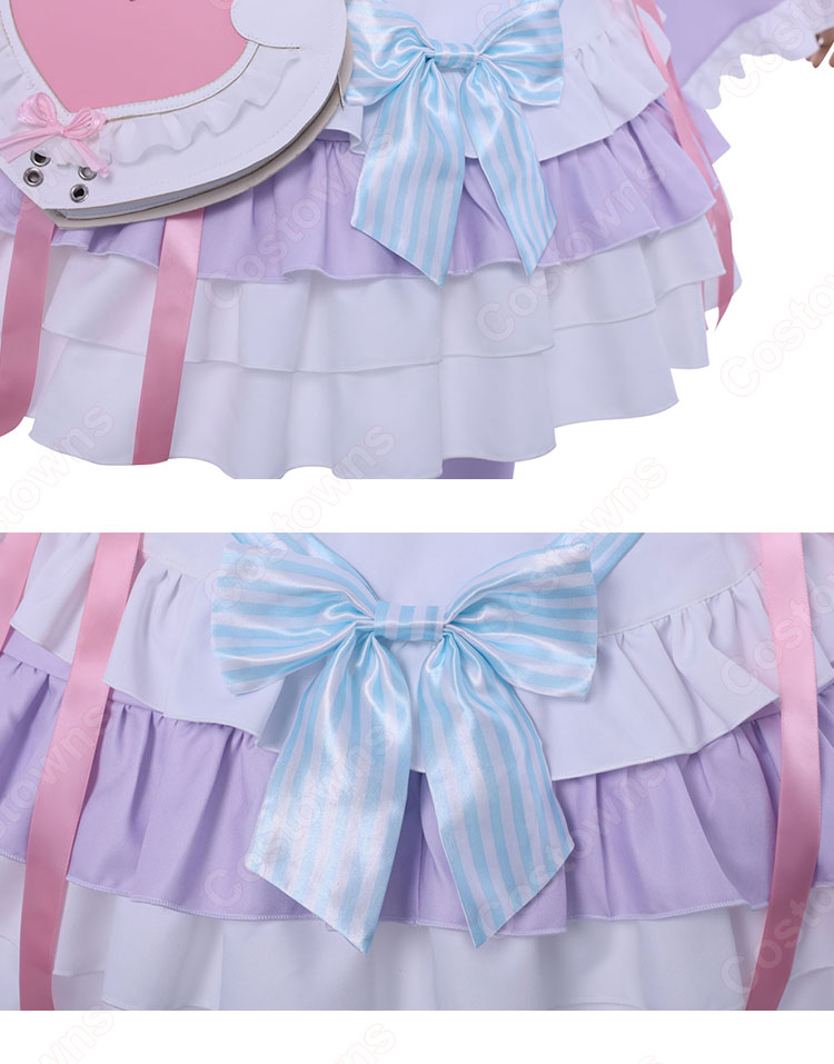VTuber 結城さくな 和風メイド 新衣装 コスプレ衣装 - Costowns