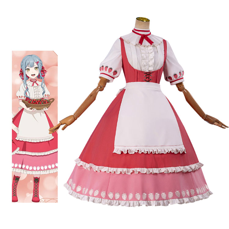 BanG Dream! × SWEETS PARADISE 豊川祥子 コスプレ衣装-1