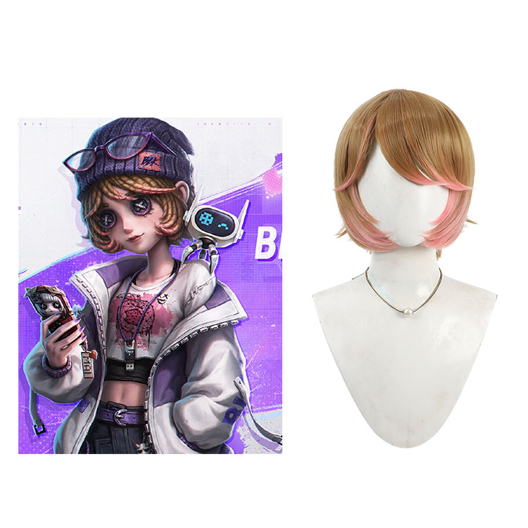 セット済みウィッグ　第五人格　機械技師　トレイシーレズニック　コスプレ IdentityV 第五人格 BLK戦隊 BLK.TRACY 機械技師(トレイシー