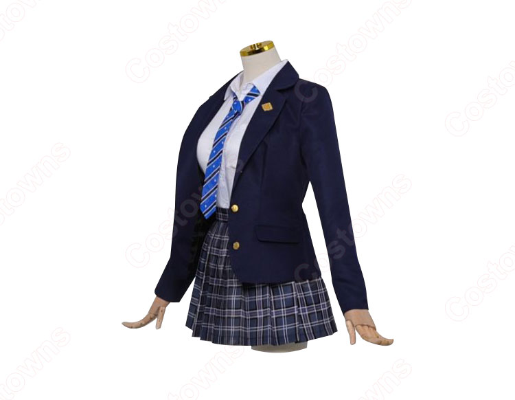 hololive ホロライブ 白銀ノエル 制服 コスプレ衣装-7