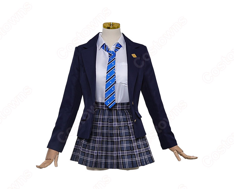 hololive ホロライブ 白銀ノエル 制服 コスプレ衣装-6