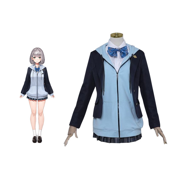白銀ノエル　通常衣装　フルセット VTuber hololive（ホロライブ） 白銀ノエル 通常衣装 コスプレ