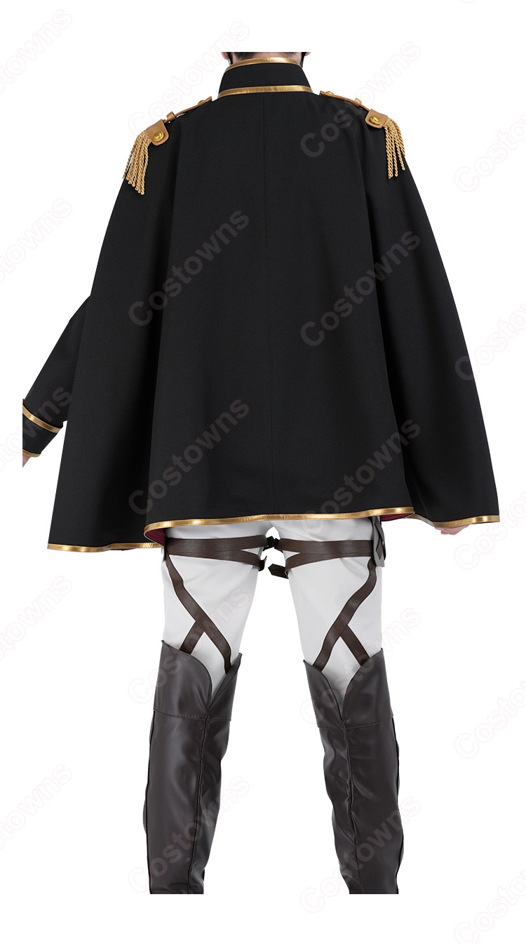 進撃の巨人 コスプレ リヴァイ・アッカーマン 衣装 フルセット 進撃の巨人 Brave Order リヴァイ・アッカーマン 煌 式典兵団服