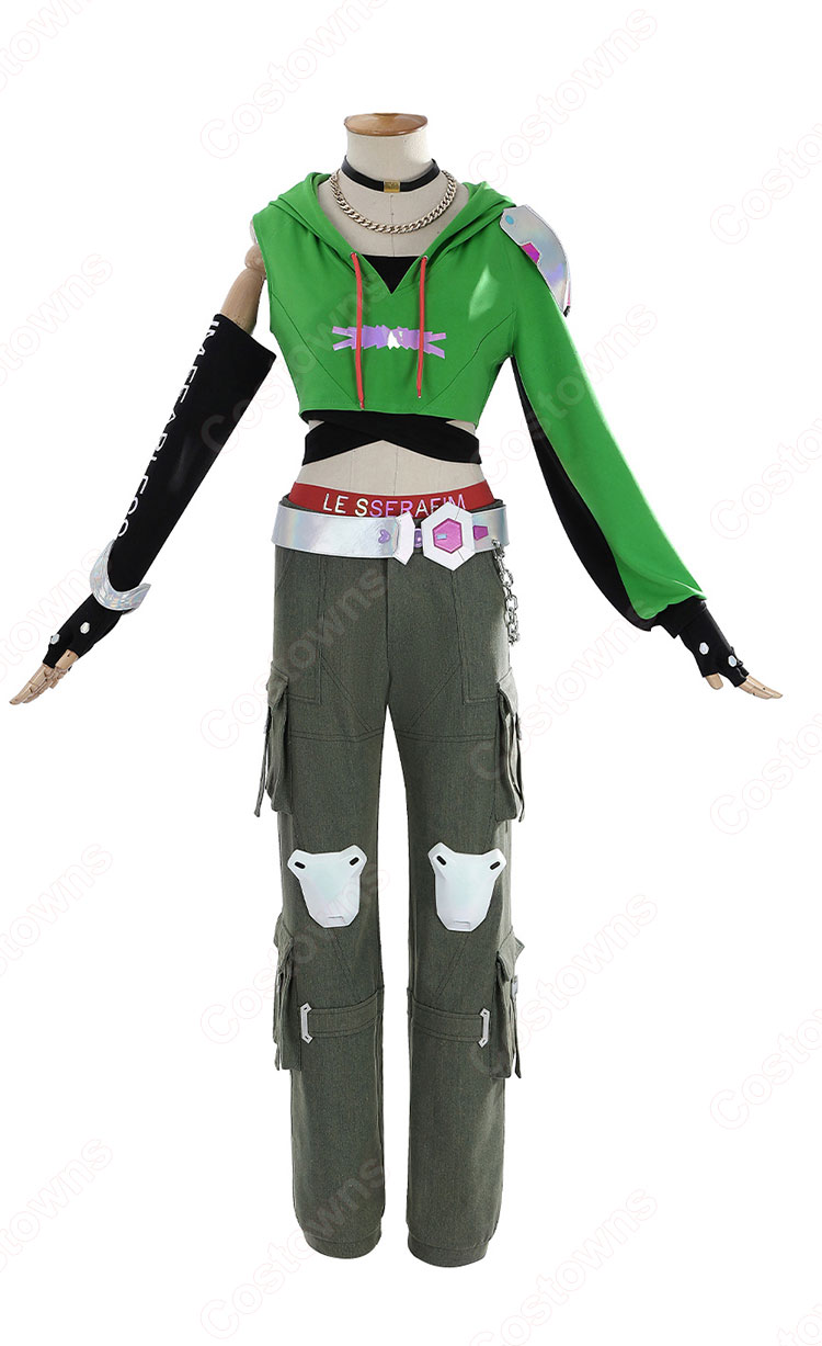 オーバーウォッチ2 x LE SSERAFIM イラリー コスプレ衣装-2