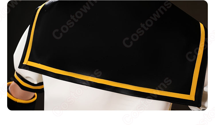 バーチャルシンガー 鏡音レン コスプレ衣装 セーラー服-4