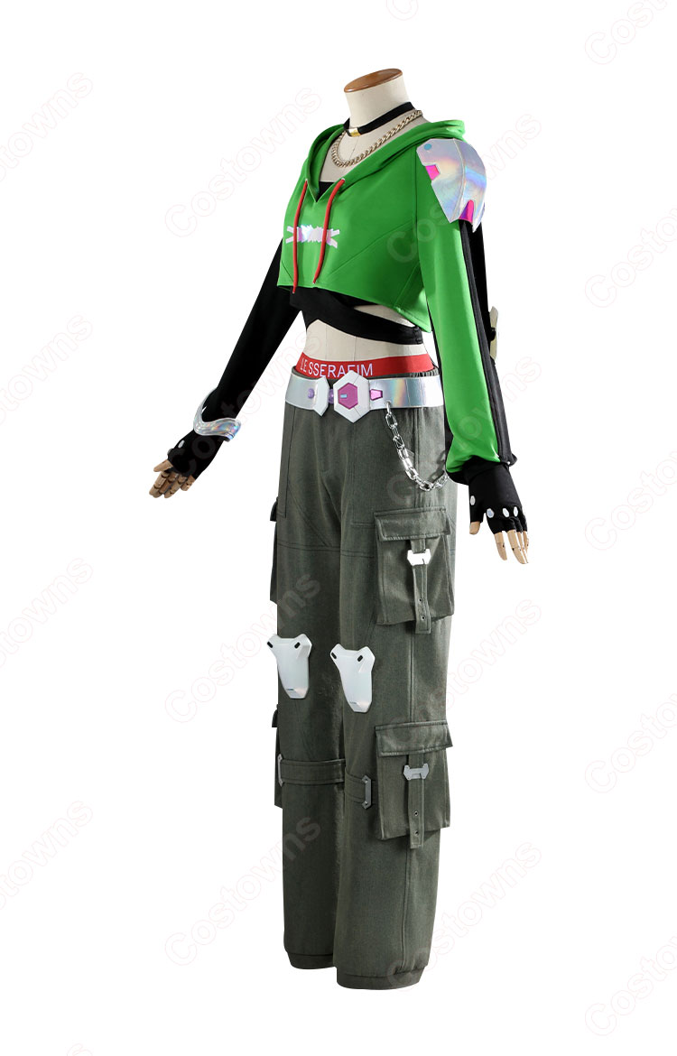 オーバーウォッチ2 x LE SSERAFIM イラリー コスプレ衣装-3
