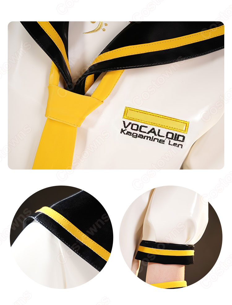 バーチャルシンガー 鏡音レン コスプレ衣装 セーラー服-3