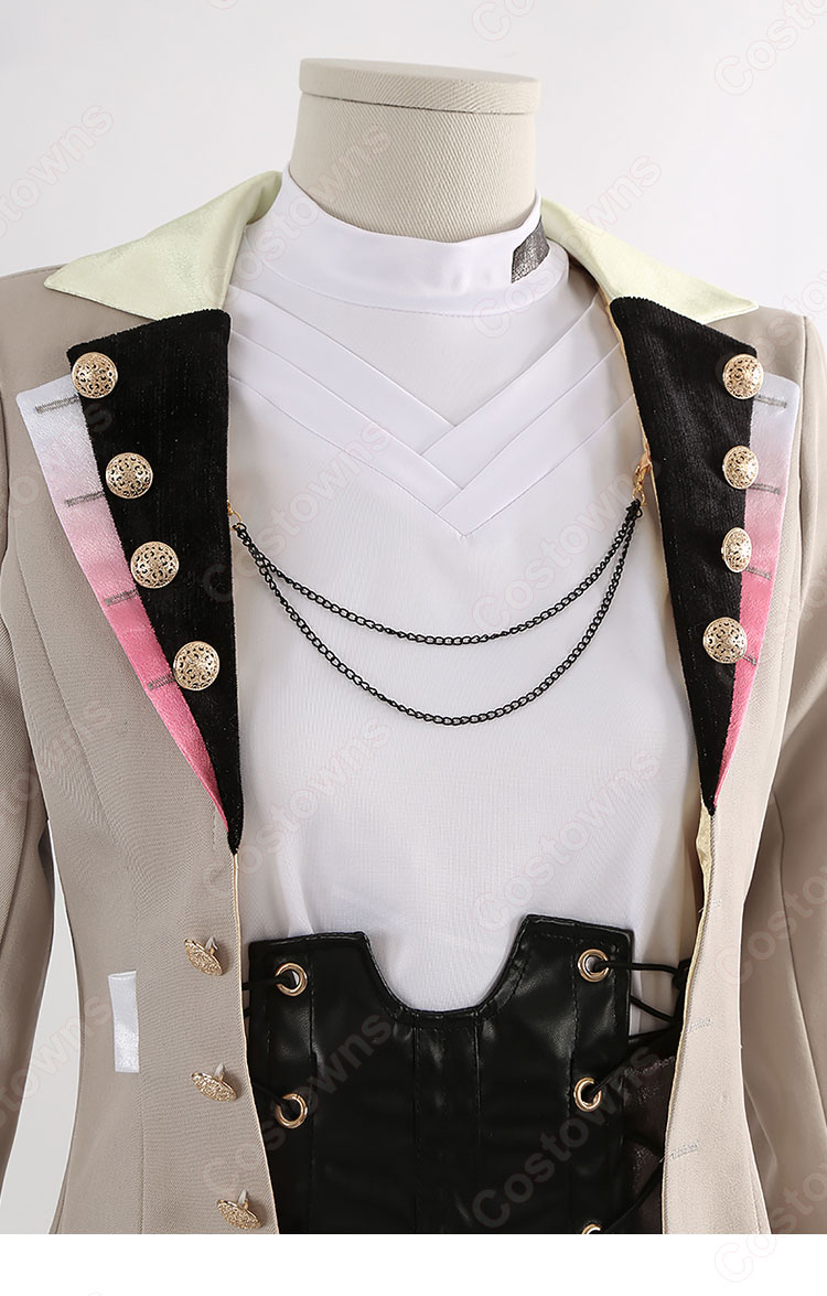 プロジェクトセカイ×あんさんぶるスターズ!! Crazy:B with 天馬司 & 神代類 「KING」 コスプレ衣装-6