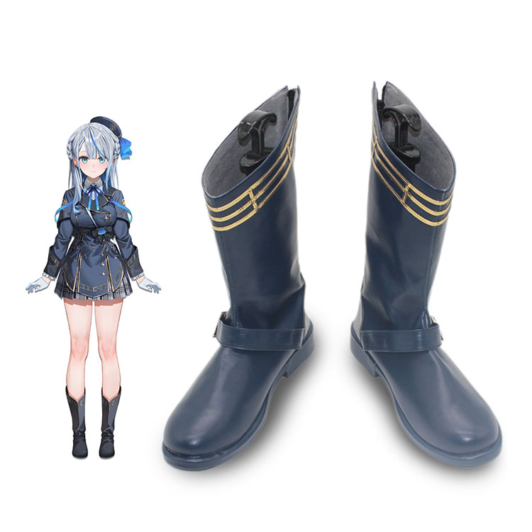 個人勢VTuber 雨海ルカ コスプレ靴-1