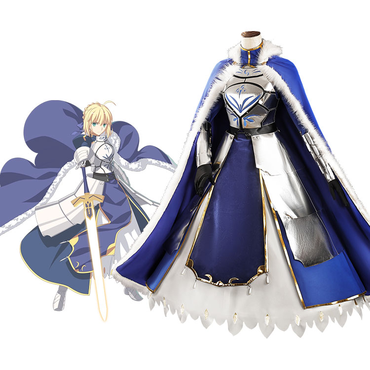 Fate/Grand Order アルトリア・ペンドラゴン 第一段階 第二段階 最終再臨 コスプレ衣装-1