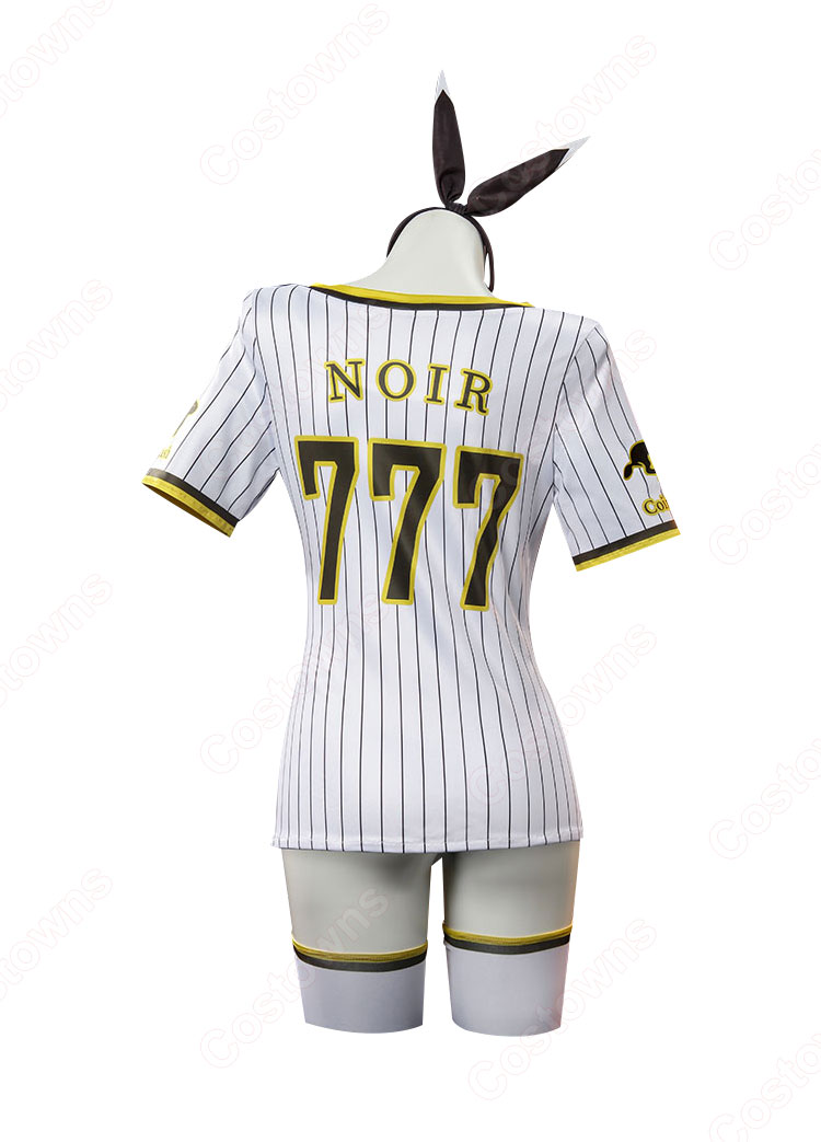 勝利の女神:NIKKE ノワール ベースボールチアリーダー コスプレ衣装-3