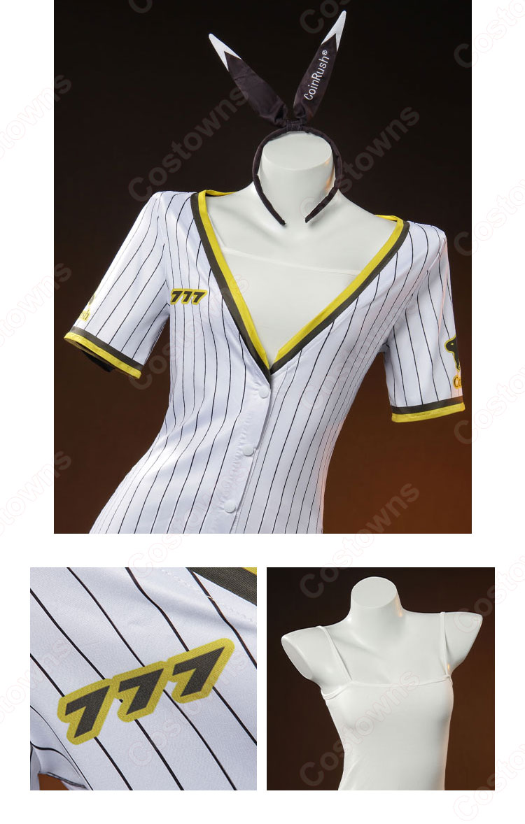 勝利の女神:NIKKE ノワール ベースボールチアリーダー コスプレ衣装-5