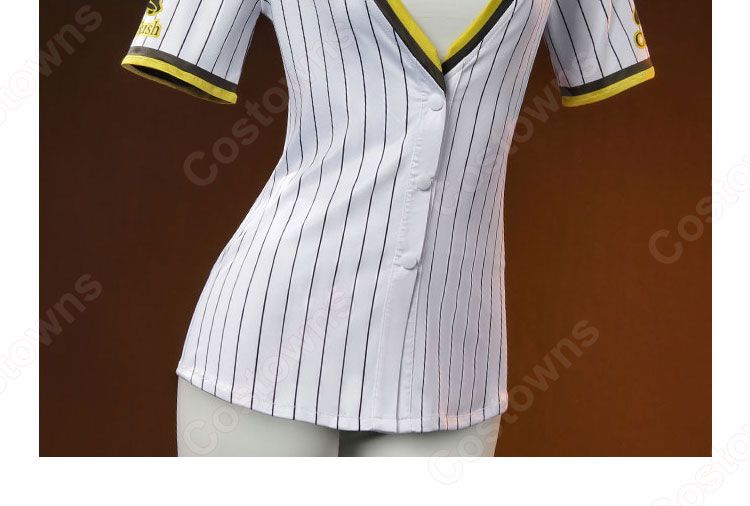 勝利の女神:NIKKE ノワール ベースボールチアリーダー コスプレ衣装-6