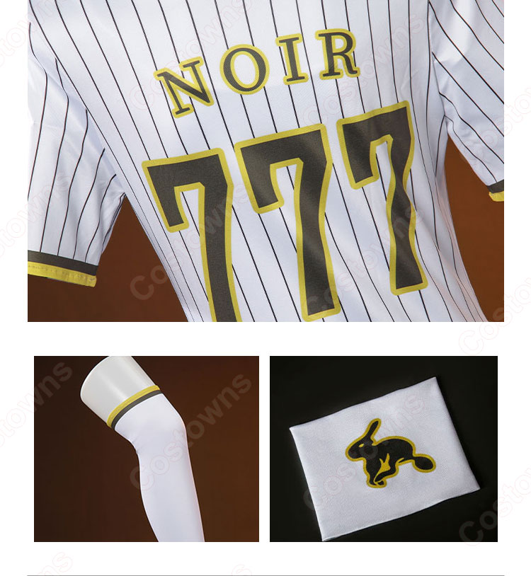 勝利の女神:NIKKE ノワール ベースボールチアリーダー コスプレ衣装-8