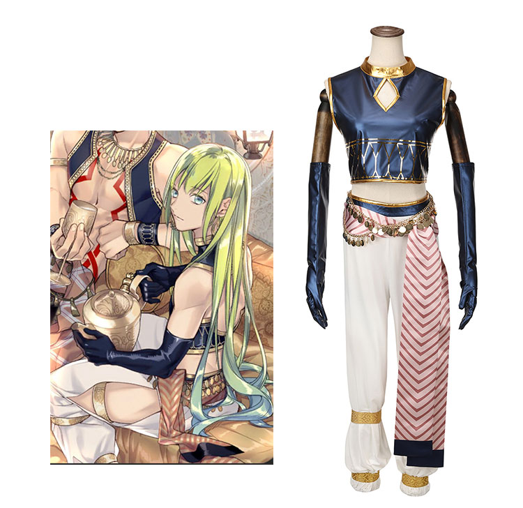 Fate/Grand Order エルキドゥ 熱砂の語らい 概念礼装 コスプレ衣装-1