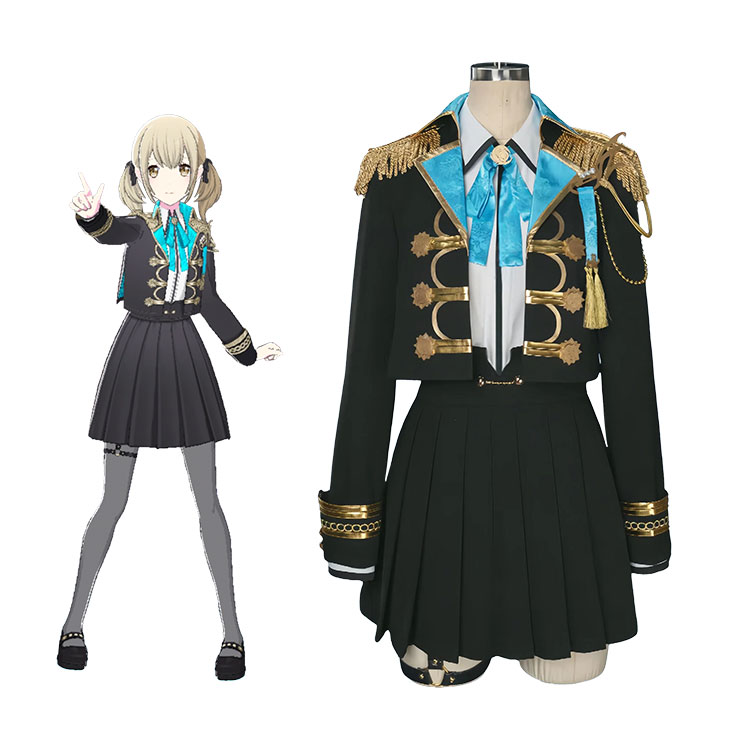 プロジェクトセカイ カラフルステージ！ feat. 初音ミク 夕暮れ色の笑顔 小豆沢こはね Bond of Sparkle コスプレ衣装-1