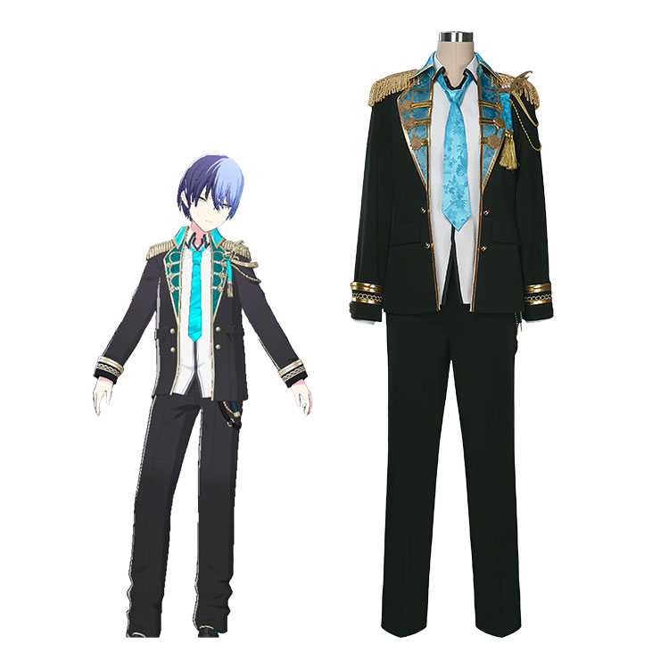 プロジェクトセカイ カラフルステージ！ feat. 初音ミク [予想外の言葉] 東雲彰人 [煌めく記憶を辿って] 青柳冬弥 コスプレ衣装-1