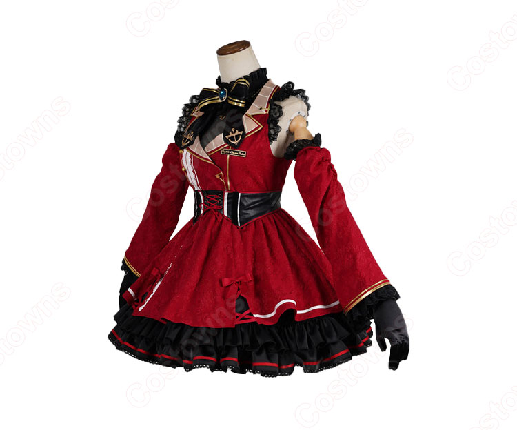 hololive ホロライブ 宝鐘マリン ゴスロリ衣装 コスプレ衣装-3