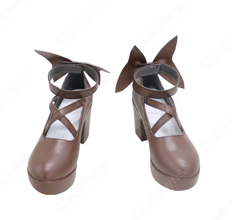 hololive ホロライブ 宝鐘マリン ゴスロリ コスプレ靴-2