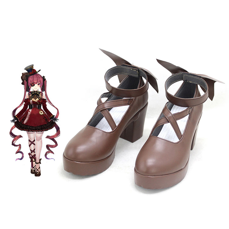 hololive ホロライブ 宝鐘マリン ゴスロリ コスプレ靴-1