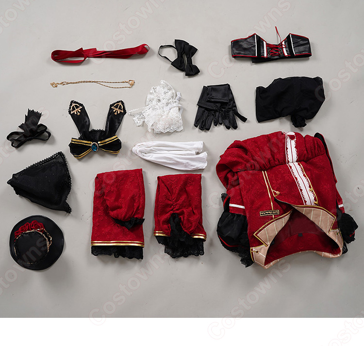 hololive ホロライブ 宝鐘マリン ゴスロリ衣装 コスプレ衣装-19